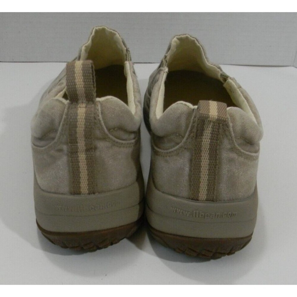 LL Bean Sunwashed Canvas in Buff Womens 8.5 WIDE Slip Ons - Picture 3 of 7